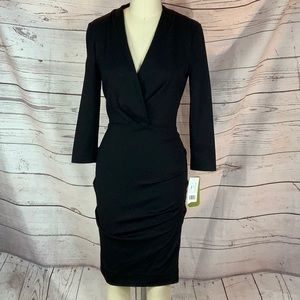 Nicole Miller ATELIER ruched bodycon nwot